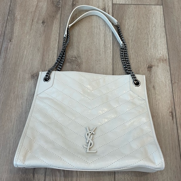 NWT YSL SHOPPING BAG IN VINTAGE CALF LEATHER
Never used w/ original receipt. - Picture 1 of 10